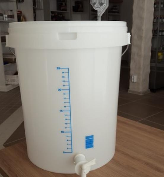 Fermentacijos indas 30 L, su čiaupu