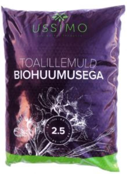 Kambarinių augalų žemė su biohumusu 2,5 L