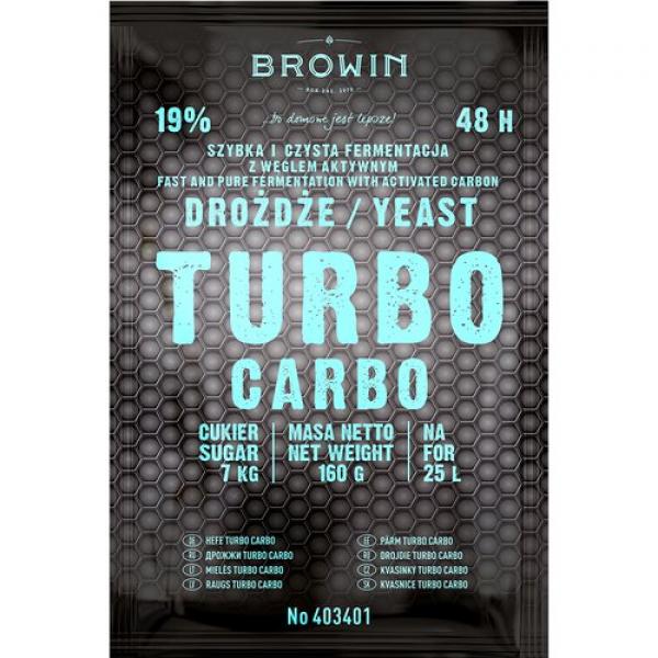 Distiliacinės mielės Turbo Carbo 48 val 160 g