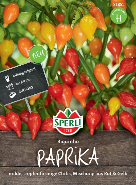 Krūminė paprika Biquinho S