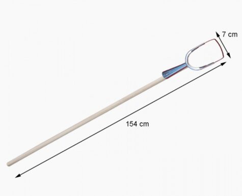 Kauptukas cinkuotas 70 mm su rankena