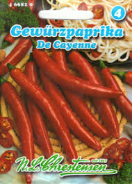 Krūminė paprika De Cayenne