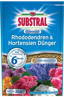 Substral Osmocote Rododendrų, hortenzijų ir acidofilinės trąšos du viename 750g